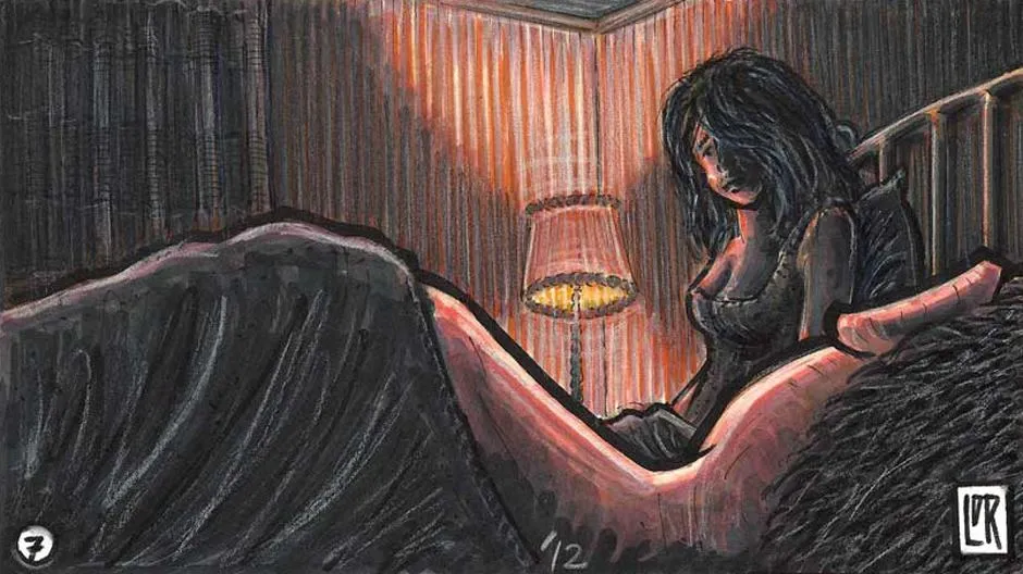 Image for The Man with the Lined Face