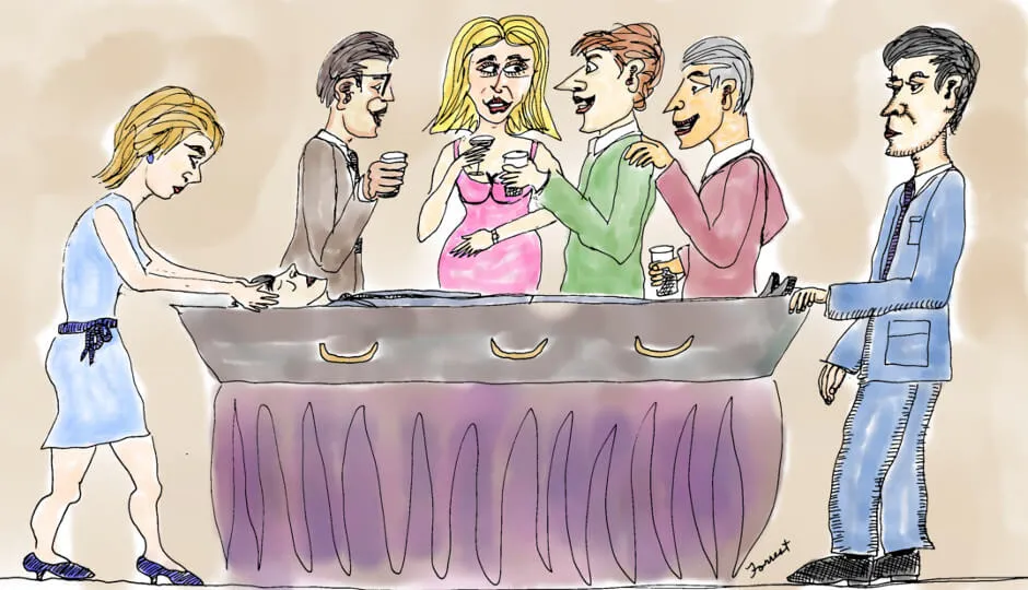 Image for I Saw You Standing At The Funeral